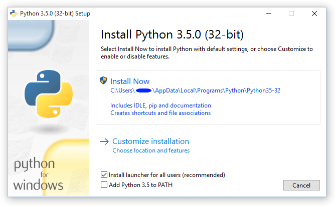 Installing Python with a Windows MSI